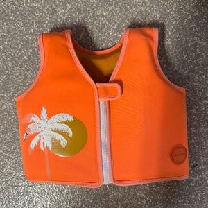 Sunnylife Kids Swim Vest – Palm Print, Size S (2–4 Years)